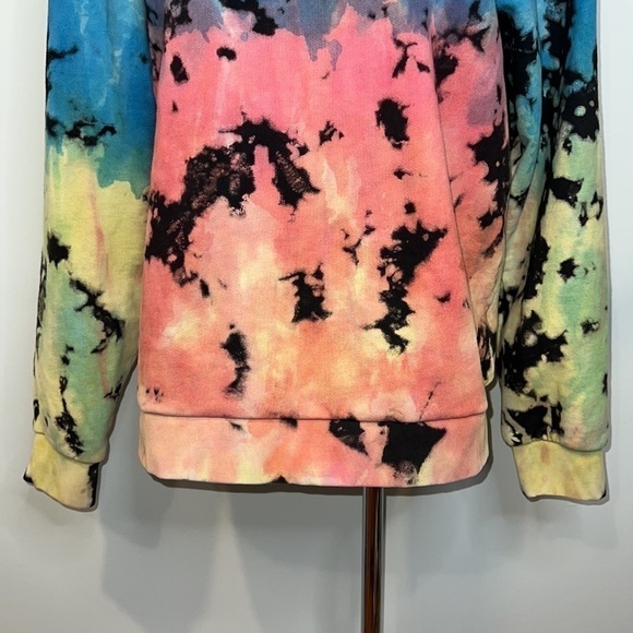 Brown Dyed Girl Black Reverse Crew Sweatshirt - Picture 3 of 7